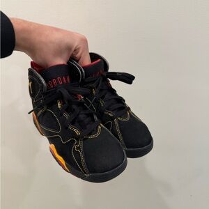 Air Jordan Black and Red Sneakers